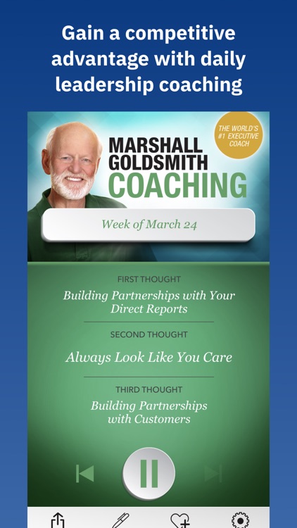 Marshall Goldsmith Coaching