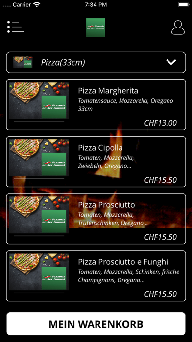 Pizzeria an der Limmat screenshot 3