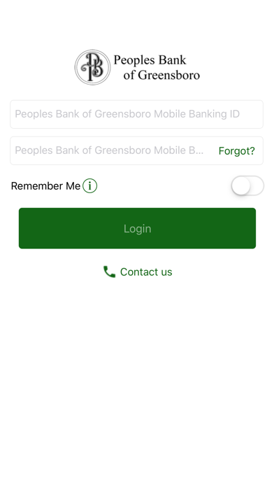 How to cancel & delete Peoples Bank Greensboro Mobile from iphone & ipad 1