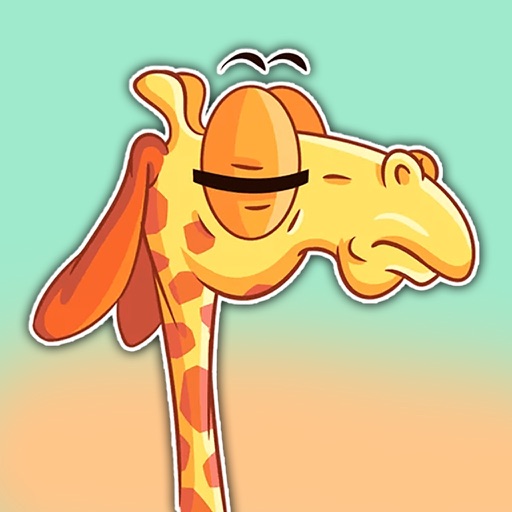 Giraffe Funny Stickers