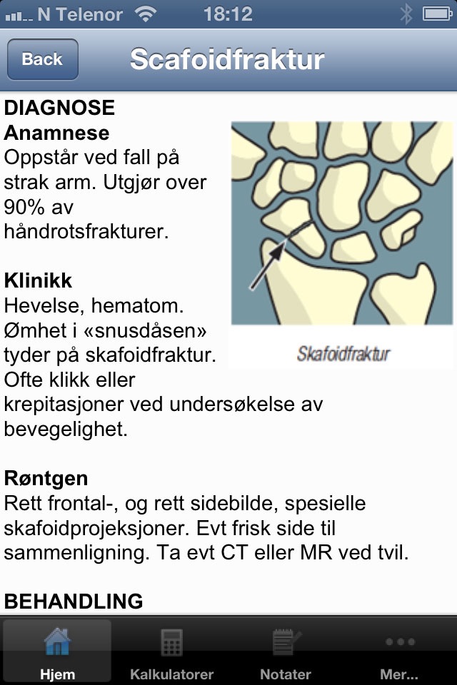 Metodebok i skadebehandling screenshot 4