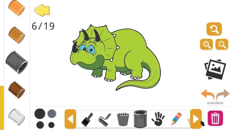 Coloring Book - Draw Dinosaur