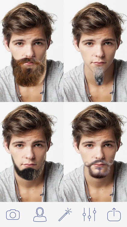 Beard and Mustaches Photo Pro