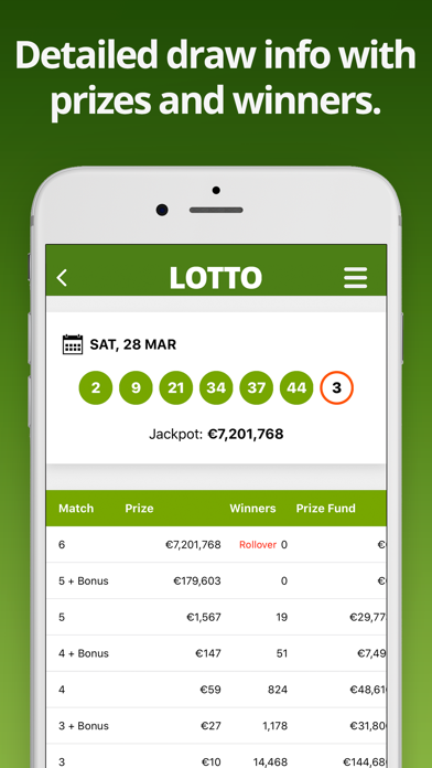 Irish Lottery Results screenshot 2