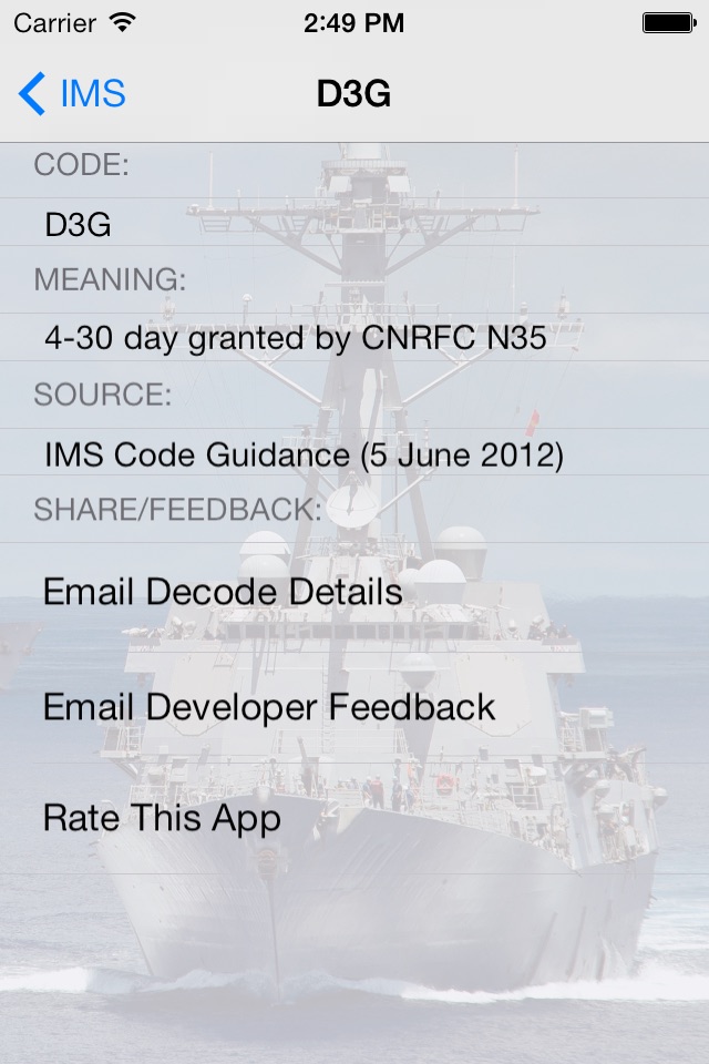 Decoder for US Navy screenshot 4