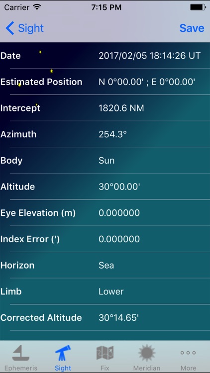 iMariner Celestial Navigation screenshot-3