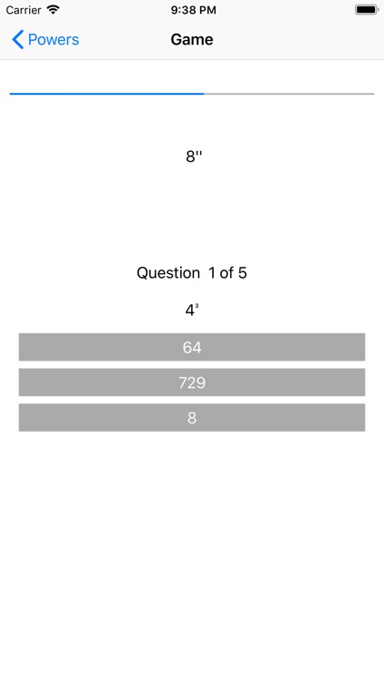 Potencias por Niveles