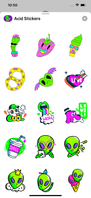 Acid Stickers: Trippy Fun(圖5)-速報App