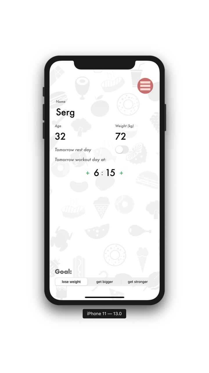 Meals Time - Reminder screenshot 2