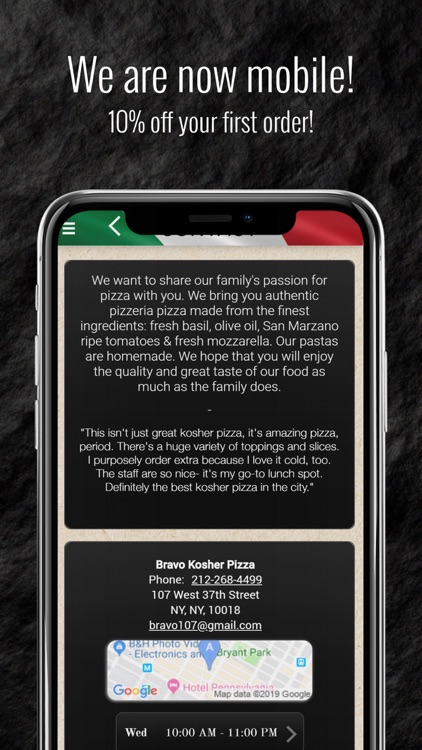 Bravo Kosher Pizza NYC