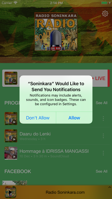 How to cancel & delete Radio Soninkara.com from iphone & ipad 1