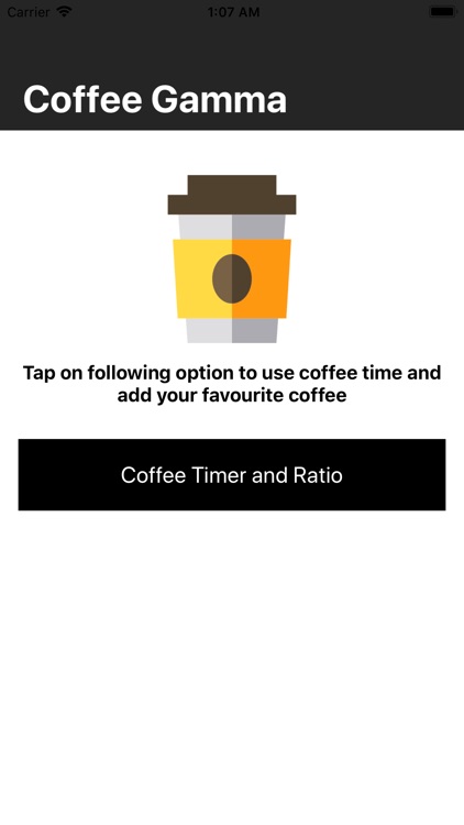 Coffee Ratio Thing