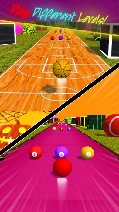 Cricket Ball Rainbow Color screenshot 3