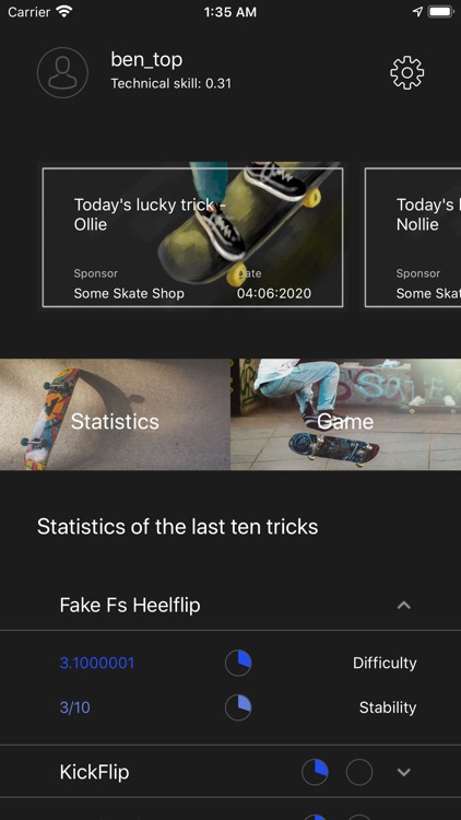 Wins - app for skate riders