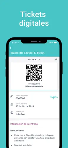 Captura 2 Tiqets - Museos y Atracciones iphone