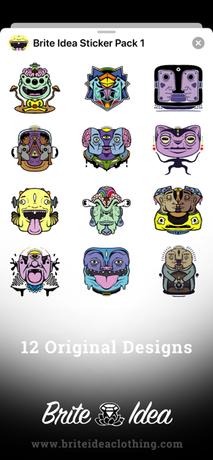 Brite Idea - Faces 1 - Sticker(圖2)-速報App