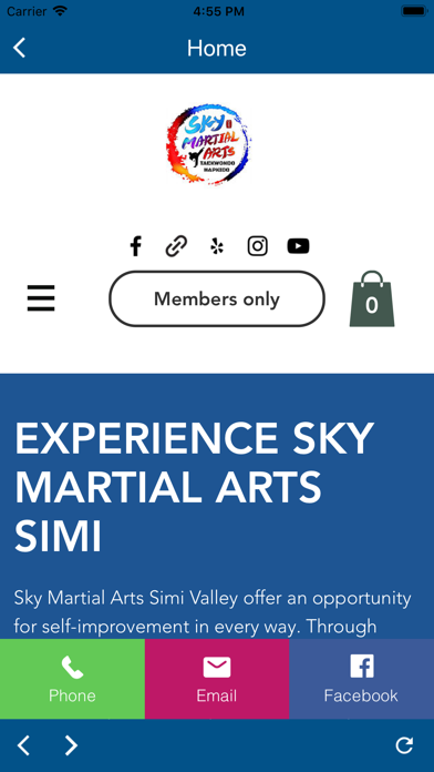 Sky Martial Arts Simi screenshot 2