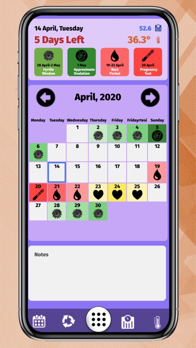 Screenshot #1 pour Woman Calendar Pro