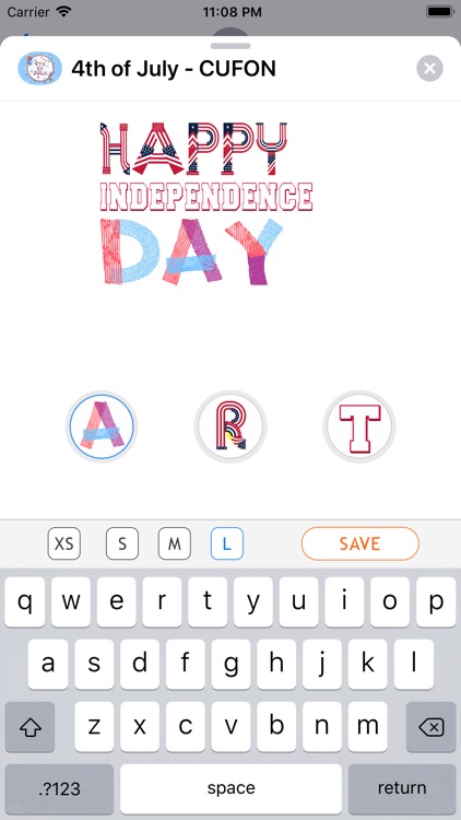 4th of July - CUstom FONt