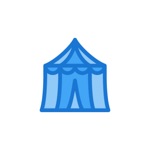 Blue Carnival Stickers