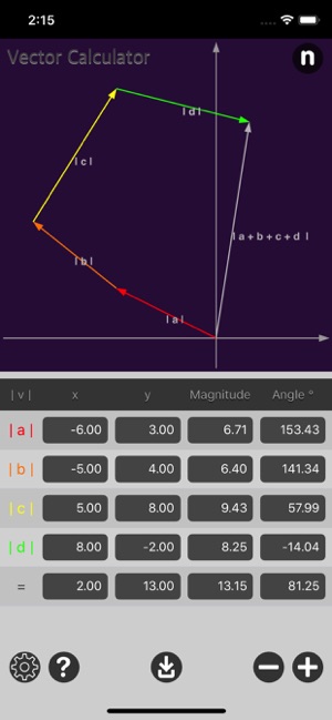 Vector Calculator Plus(圖4)-速報App