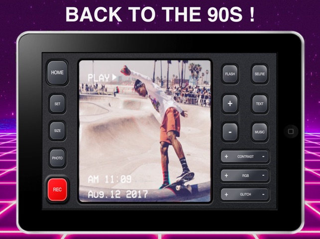 RAD VHS Camcorder アプリ。 Screenshot
