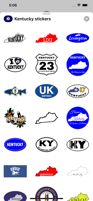 Kentucky emojis - USA stickers(圖2)-速報App