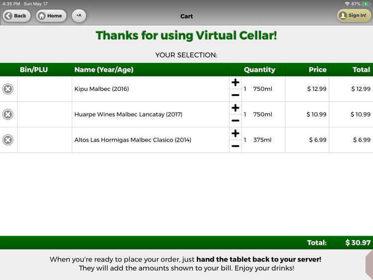 Virtual Cellar Kiosk screenshot-4