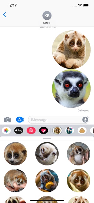 Lovely Lemurs Sticker Pack(圖2)-速報App