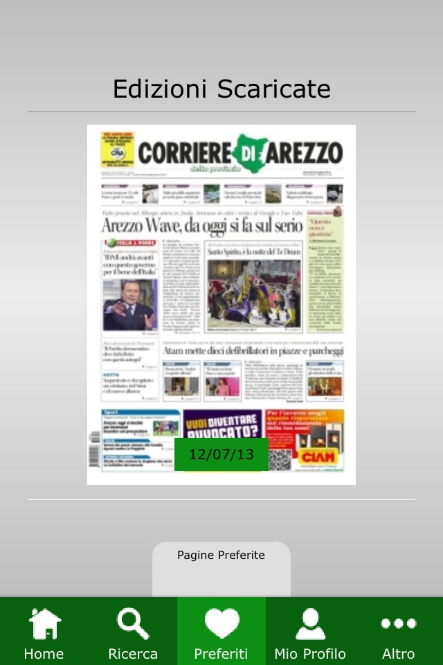 Corriere di Arezzo digitale screenshot 2