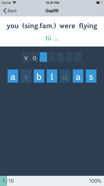 Spanish Verb Blitz screenshot-4