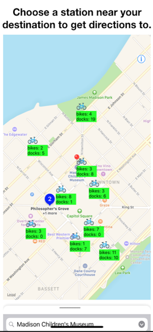 Bike Stations Madison(圖5)-速報App