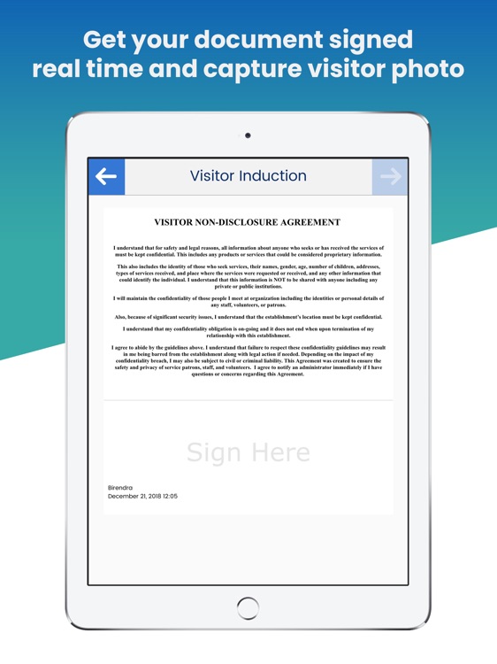 CoReceptionist - Visitor Kiosk screenshot-5