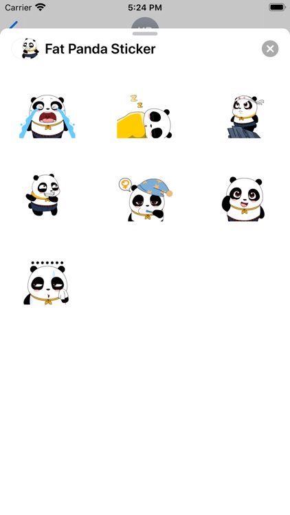 Fat Panda Sticker