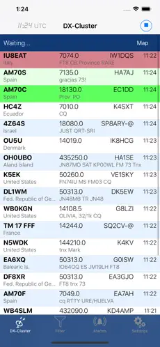 Screenshot 2 iCluster - DX-Cluster database iphone