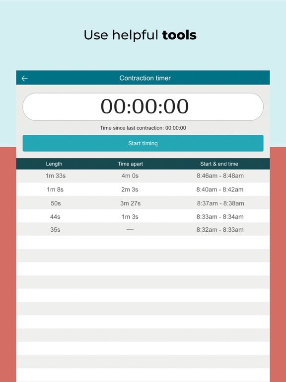 Pregnancy Tracker - BabyCenter iPad app afbeelding 10