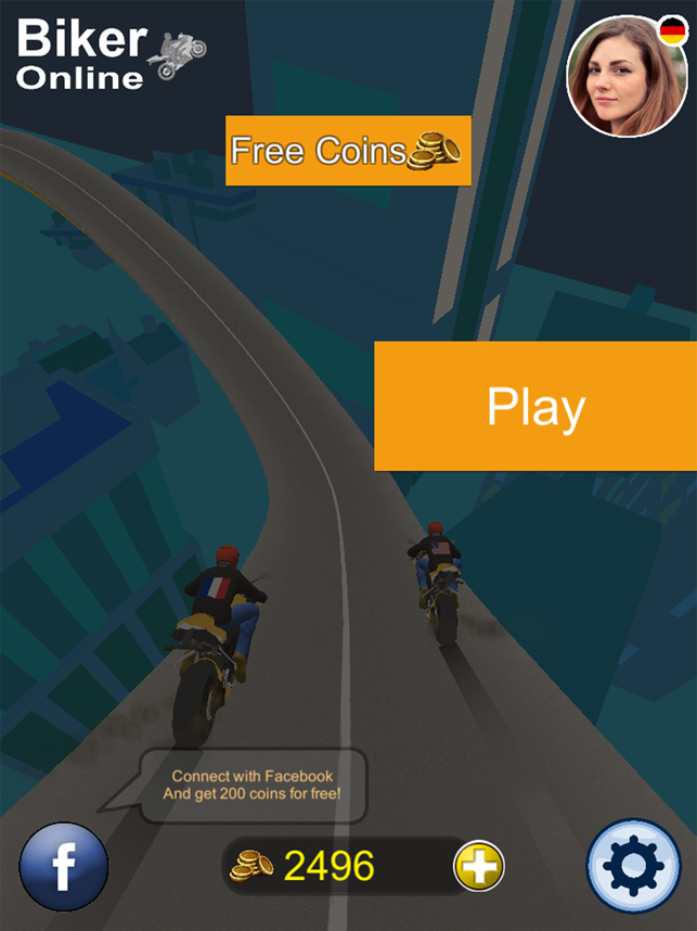Biker Online, game for IOS