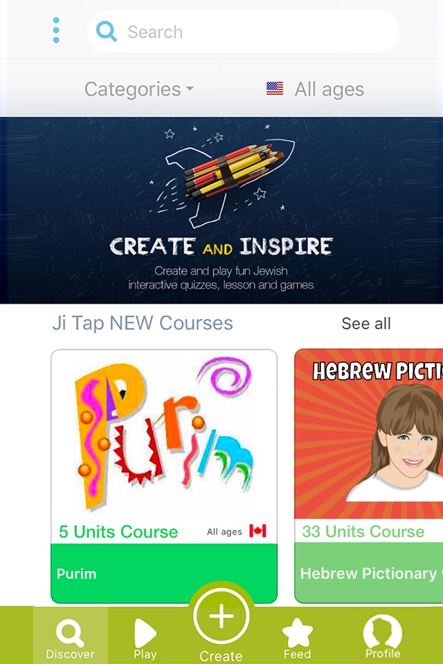 Ji Tap - Create Jewish games screenshot 2