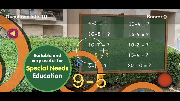 Math skills Subtraction - AR screenshot-3