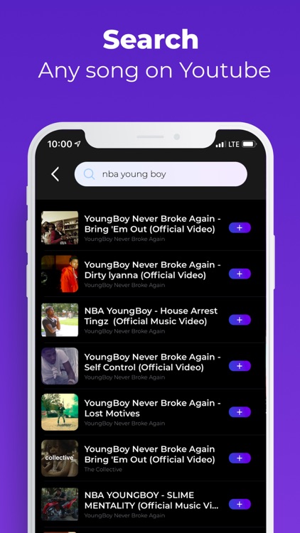 Music Player App for youtube