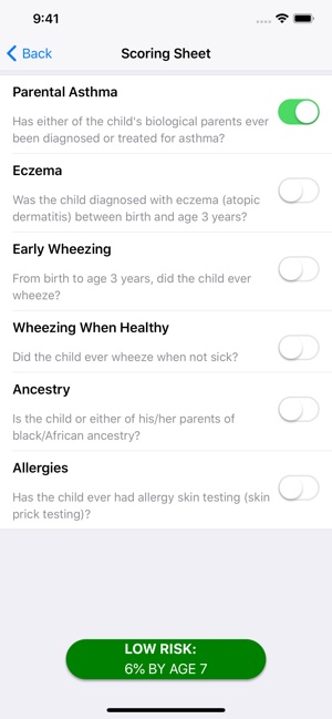 Pediatric Asthma Risk Score(圖2)-速報App