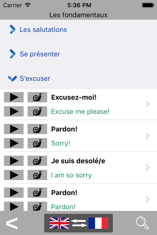 French Travel Phrases & Words screenshot 2