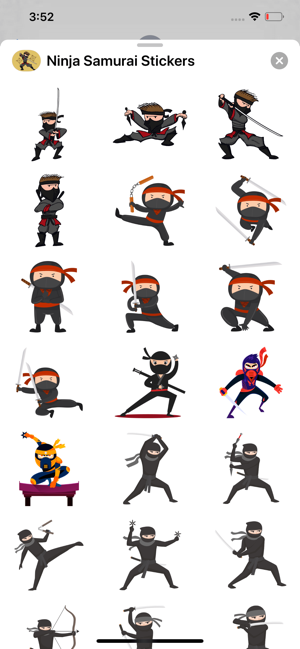 Ninja Samurai Stickers(圖3)-速報App