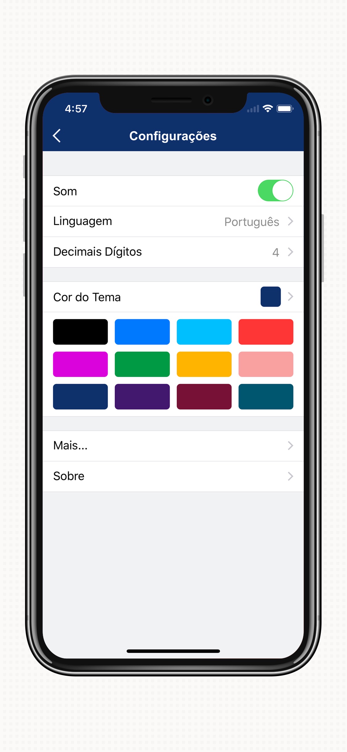 Screenshot do app DayRate Pro - Moeda Conversor