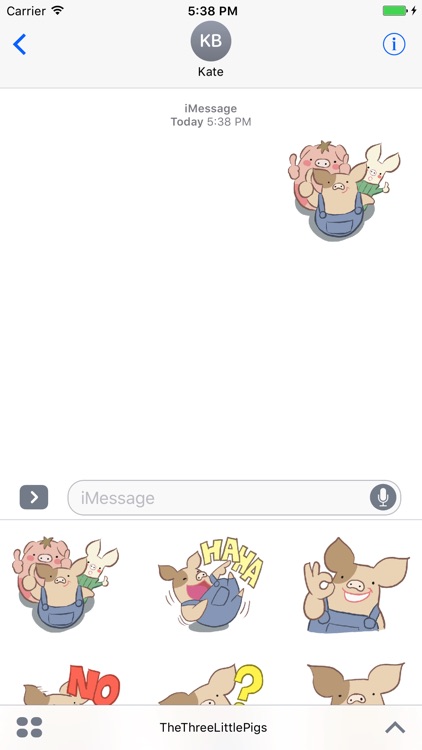 The Three Little Pigs stickers