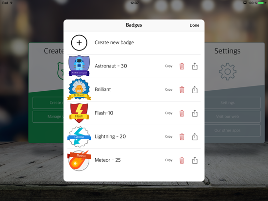 Classroom Badge Maker iDoceo screenshot 4