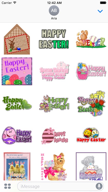 Animated Happy Easter Sticker