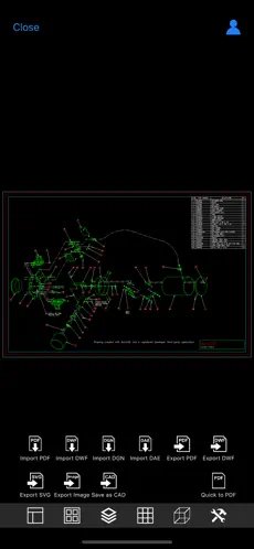Imágen 2 DWG Tools - View & Convert DWG iphone