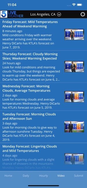 KTLA Los Angeles Weather(圖3)-速報App