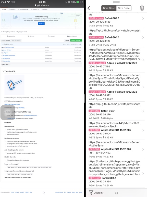 Thor HTTP Sniffer/Capture Thor HTTP Sniffer/Capture